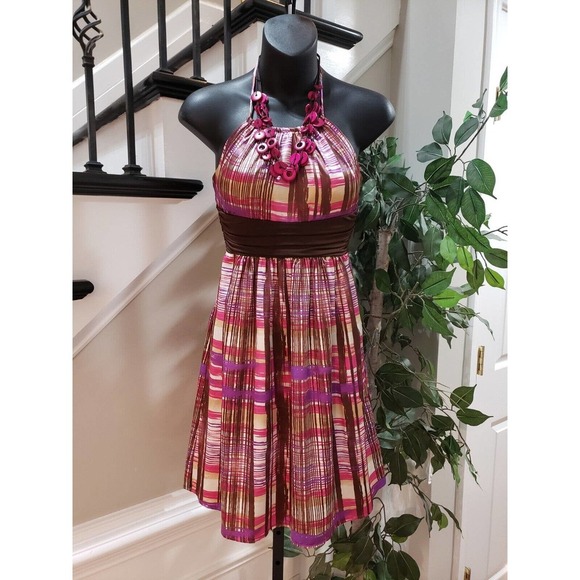 Jodi Kristopher Dresses & Skirts - Jodi Kristopher Women's Multicolor Plaid Sleeveless Knee Length Dress Size 1/2